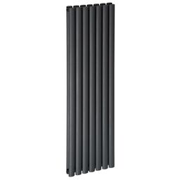 Grzejnik dekoracyjny RING PODWÓJNY ZDC 160X41 grafit LUXRAD