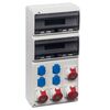 Rozdzielnia siłowa 6257 - 00 / RS 2 / 32 2 X 2P + Z 3P + N + Z 32A ELEKTRO - PLAST