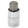 Końcówka sześciokątna na nasadce 1/2", H17 x 55 mm 08-777 NEO