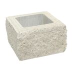 Pustak słupkowy 30 x 30 x 19 cm betonowy czterostronnie łupany SKAŁA LUBUSKA ZIEL-BRUK