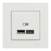 Gniazdo USB A+C Miluz Ed biały SCHNEIDER ELECTRIC