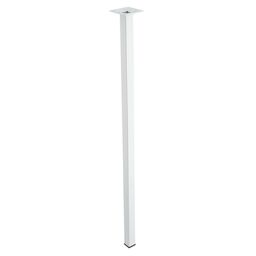 Noga meblowa 2.5 x 2.5 x 70 cm biała Hettich