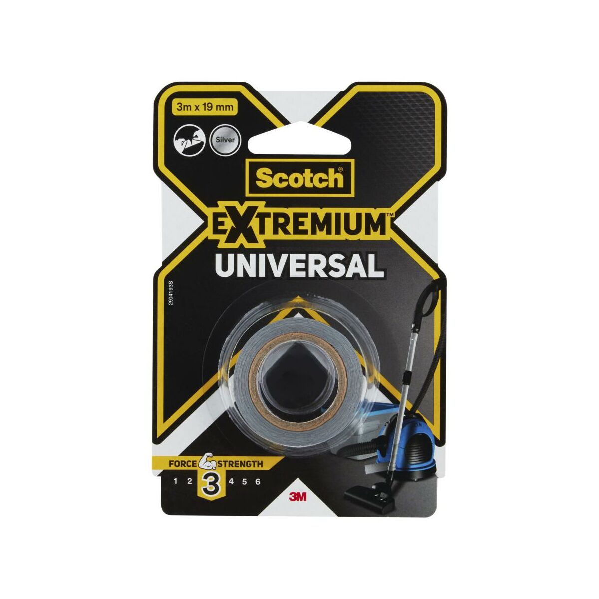 Taśma naprawcza Universal Extremium 19 mm x 3 m srebrna Scotch