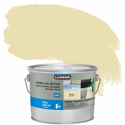 Farba do podłóg NA BETON 2.5 l Beżowy Mat LUXENS