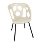 Krzesło ogrodowe Ghost 59x79 cm białe Ołer Garden