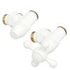 Zestaw termostatyczny KĄTOWY ELEGANT 3/4" x M22 x 1,5 mm LUXRAD