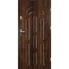 Drzwi zewnętrzne stalowe AURORA Orzech 90 Prawe OK DOORS TRENDLINE