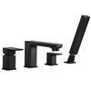 Bateria wannowa LOFT BLACK VALVEX