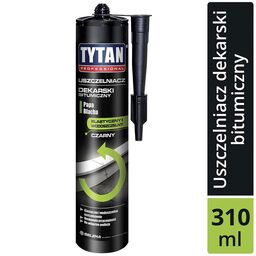 Uszczelniacz dekarski bitumiczny czarny 310 ml Tytan Professional