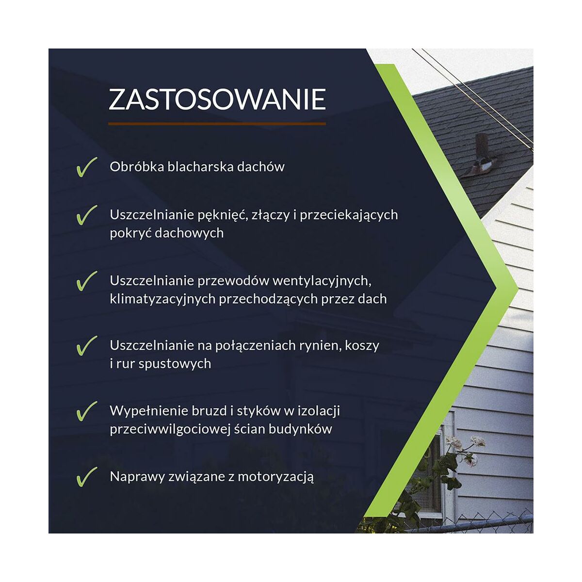 Uszczelniacz dekarski bitumiczny czarny 310 ml Tytan Professional