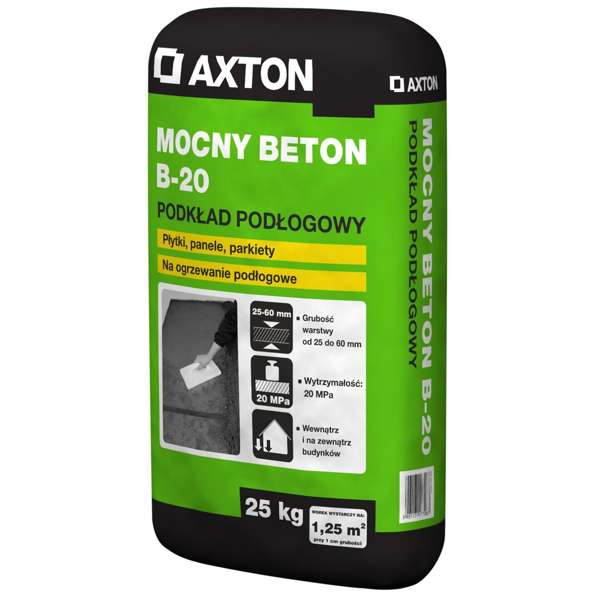 Zaprawa Betonowa Mocny Beton B-20 25 Kg Axton - Leroy Merlin