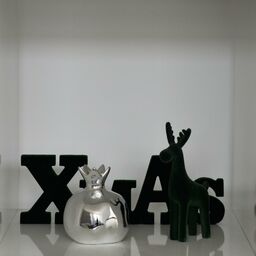 Figurka ceramiczna granat srebrna