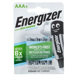 Bateria akumulatorowa Extreme AAA 800mAh  4 szt. ENERGIZER