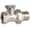 Zawór grzejnikowy powrotny PROSTY 1/2" MC PREMIUM