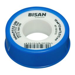 Taśma teflonowa DO WODY 12 mm/10 mb BISAN