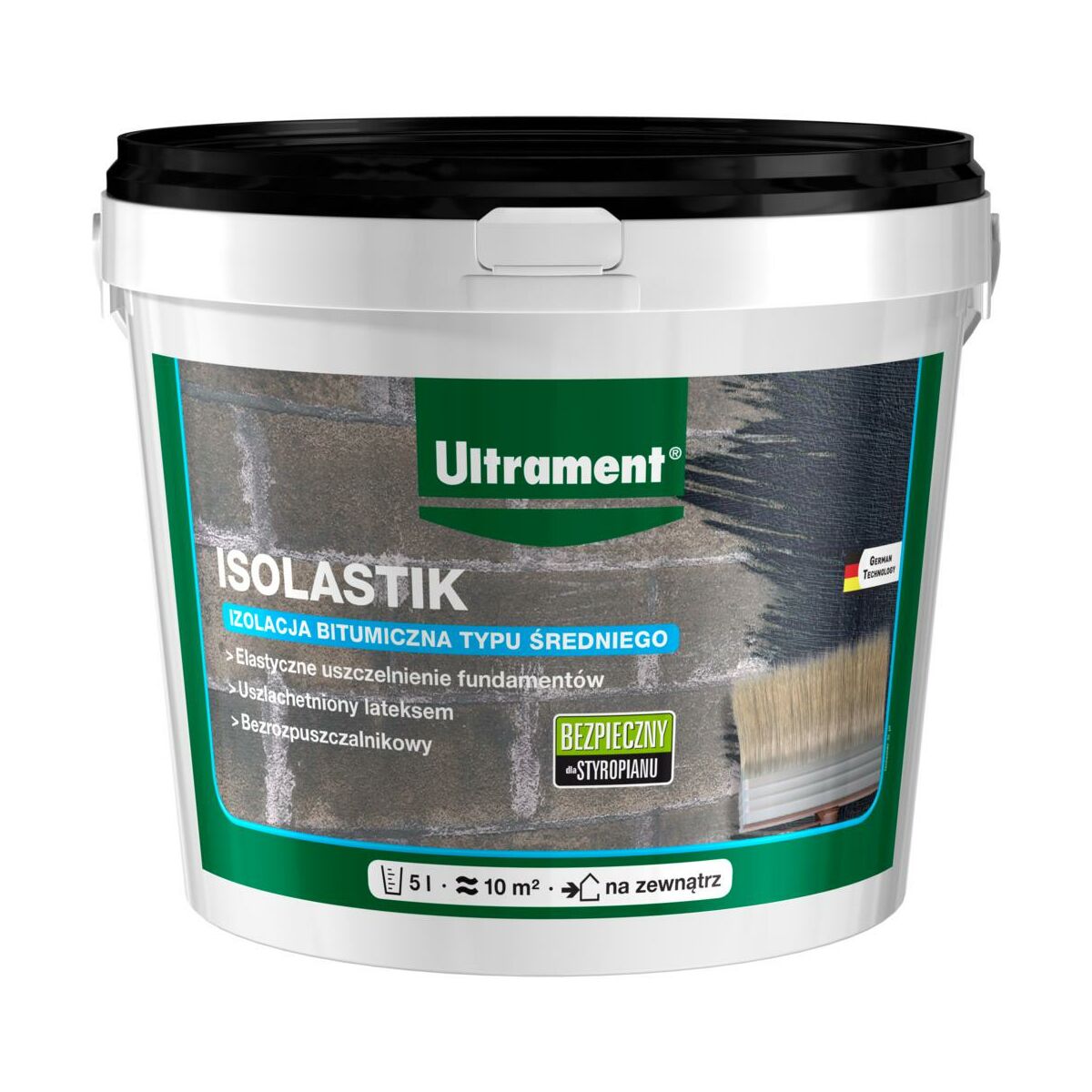 Izolacja bitumiczna typu średniego 5 l Isolastik Ultrament - Leroy Merlin