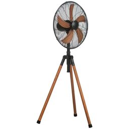 Wentylator stojący podłogowy 30 cm 40W trójnóg drewniany Volteno