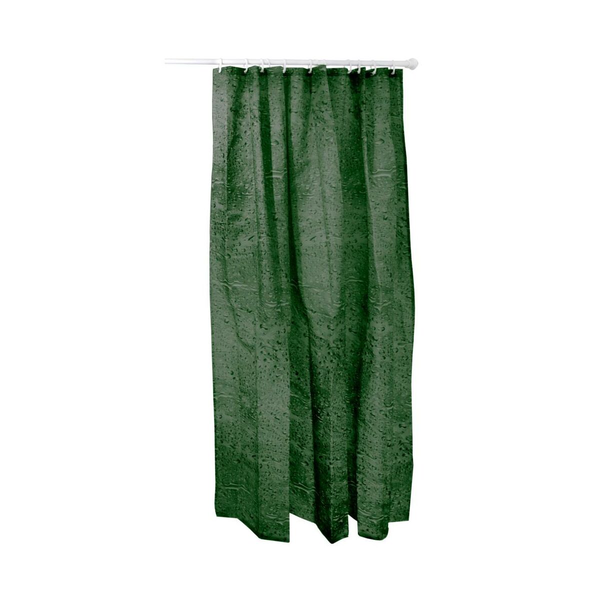 Zasłonka prysznicowa Water zielony 180 x 200 cm Duschy
