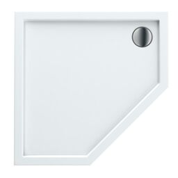 Brodzik do kabiny prysznicowej płaski Ipsilon 80 x 80 x 5 cm Sensea