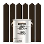 Lazura do drewna DEKORACJA I OCHRONA DREWNA 5 l Wenge LUXENS