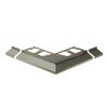Narożnik balkonowego profilu okapowego OKAP100 Aluminium CEZAR