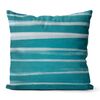 Poduszka Love Stripes niebieska 45 x 45 cm