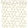 Tapeta GEOMETRIC FIGURES kremowa winylowa na flizelinie