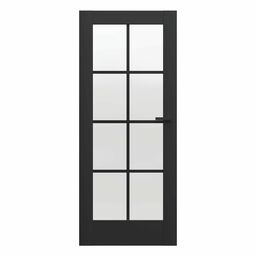 Drzwi wewnętrzne pokojowe Verte Home B5 60 prawe czarne Porta