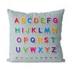 Poduszka dla dzieci Schoolmania Alfabet szara 45 x 45 cm