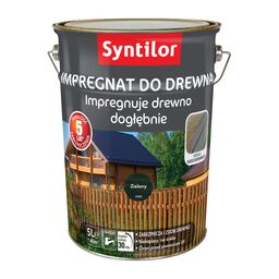 Impregnat do drewna 5 l Zielony SYNTILOR