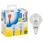 Zestaw 2 żarówek halogenowych E14 410 lm LEXMAN