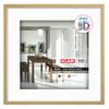 Ramka na zdjęcia Efekt 3D 30 x 30 cm dąb drewniana