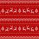 Tkanina świąteczna na mb X-Mas Deer czerwona szer. 140 cm