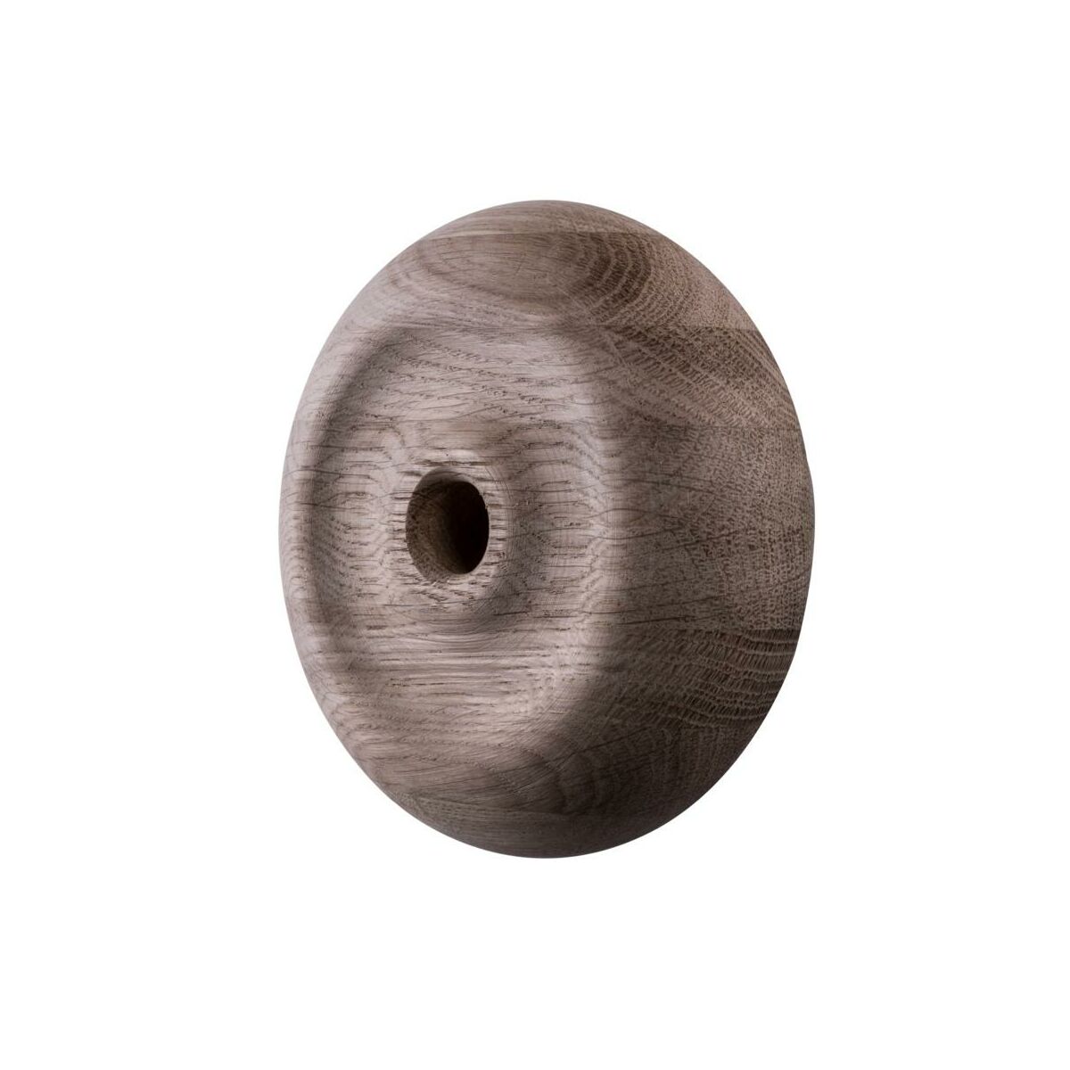Zakończenie poręczy drewniane dębowe surowe okrągłe 62x50 mm Kornik