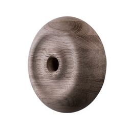 Zakończenie poręczy drewniane dębowe surowe okrągłe 62x50 mm Kornik