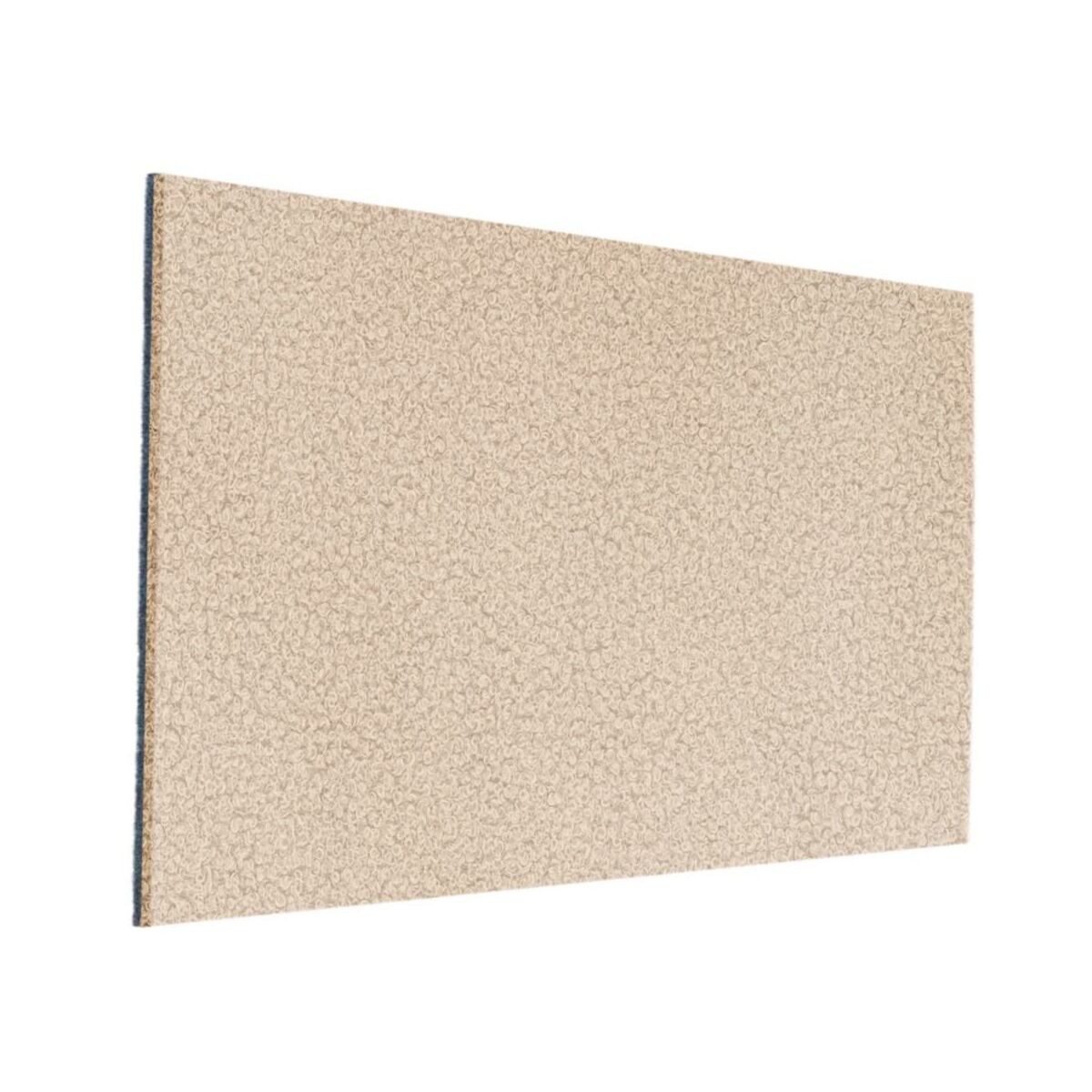 Panel ścienny tapicerowany prostokąt 60x30 cm tkanina na filcu beżowy N&N 03 Folte