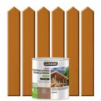 Lazura do drewna DŁUGOTRWAŁA OCHRONA I DEKORACJA DREWNA 0.75 l Teak LUXENS