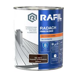 Farba na dach RADACH 0.75 l RAL-8017 Brązowy czekoladowy RAFIL