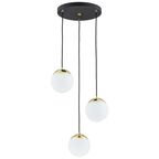 Lampa wisząca LIVIA IP22 biało-złota E27 PREZENT