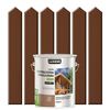 Lazura do drewna DŁUGOTRWAŁA OCHRONA I DEKORACJA DREWNA 2.5 l Palisander LUXENS