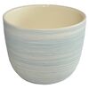 Doniczka ceramiczna 16 cm szara KLASYK CERAMIK