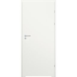 Drzwi wewnętrzne lakierowane łazienkowe pełne z podcięciem wentylacyjnym Kesa białe 70 prawe Classen