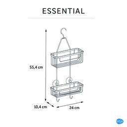 Kosz łazienkowy Essential Sensea