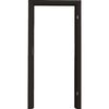 Ościeżnica REGULOWANA do skrzydła PLATO 70 Prawa Czarny mat 120 - 140 mm VOSTER