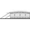 Brama przesuwna VERONA 400 x 140 cm Lewa POLBRAM