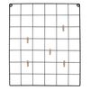 Kratka na zdjęcia GRID ze spinaczami 40 x 47 cm czarna metalowa