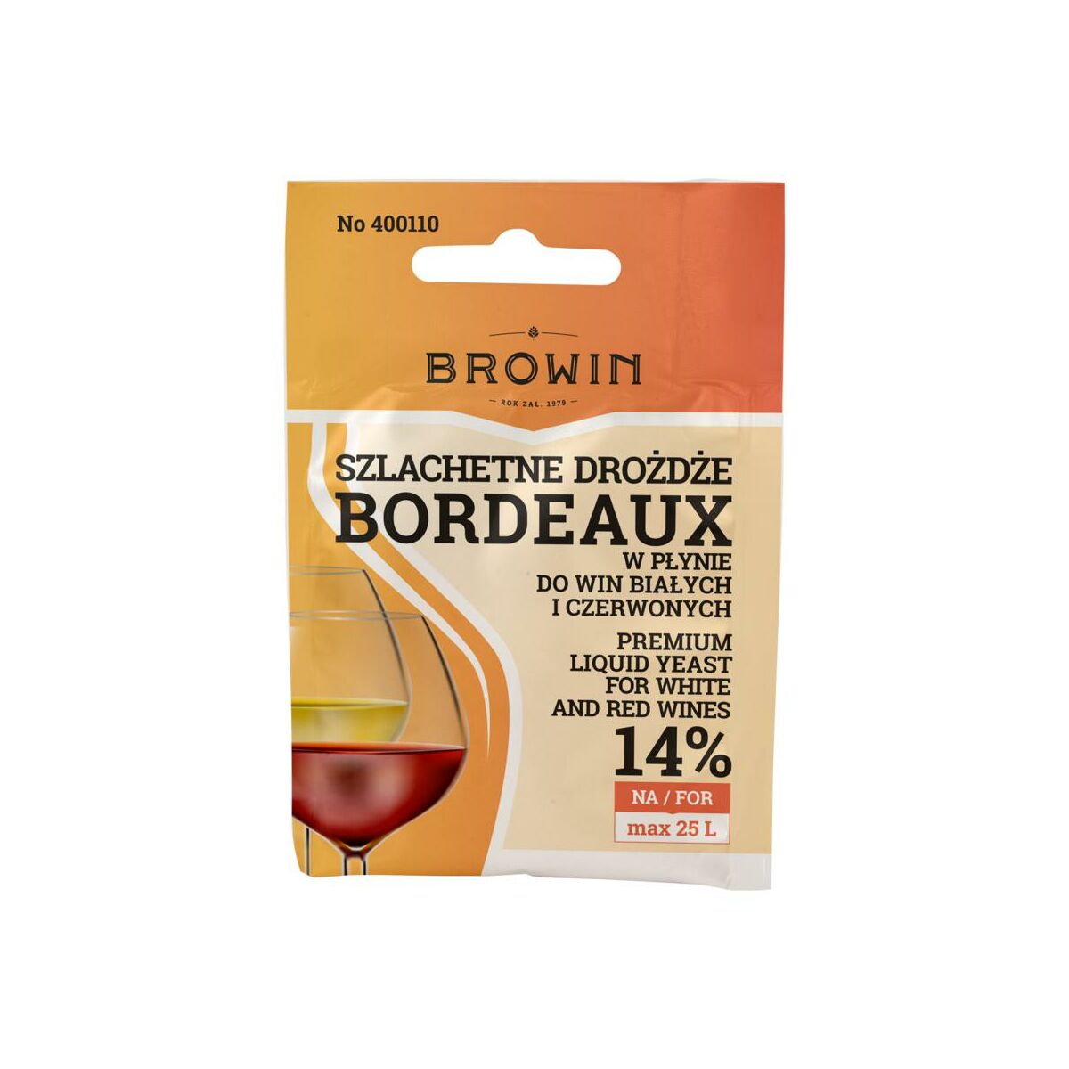 Drożdże winiarskie 20ml Bordeaux Browin
