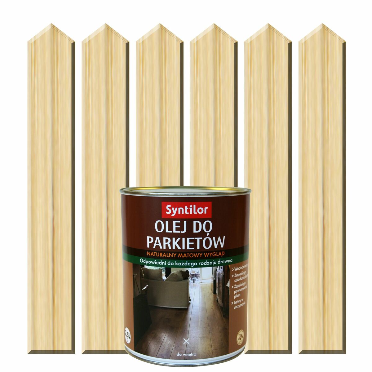 Olej do parkietów 2.5 l Drewno surowe SYNTILOR