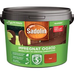 Impregnat do drewna OGRÓD 9 l Cedr SADOLIN