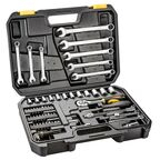 Klucze nasadowe 1/4" , zestaw 71 szt. 38D645 TOPEX
